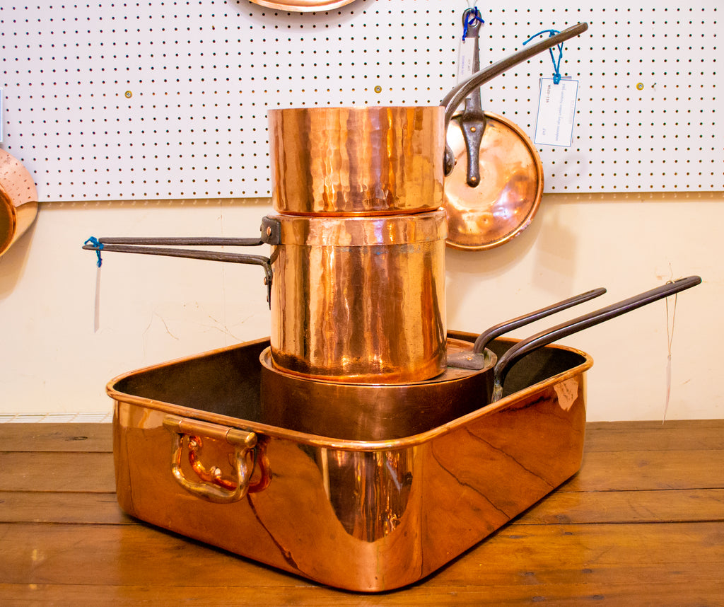 Antique Copper Saucepan 19th Century Thomas Bishop