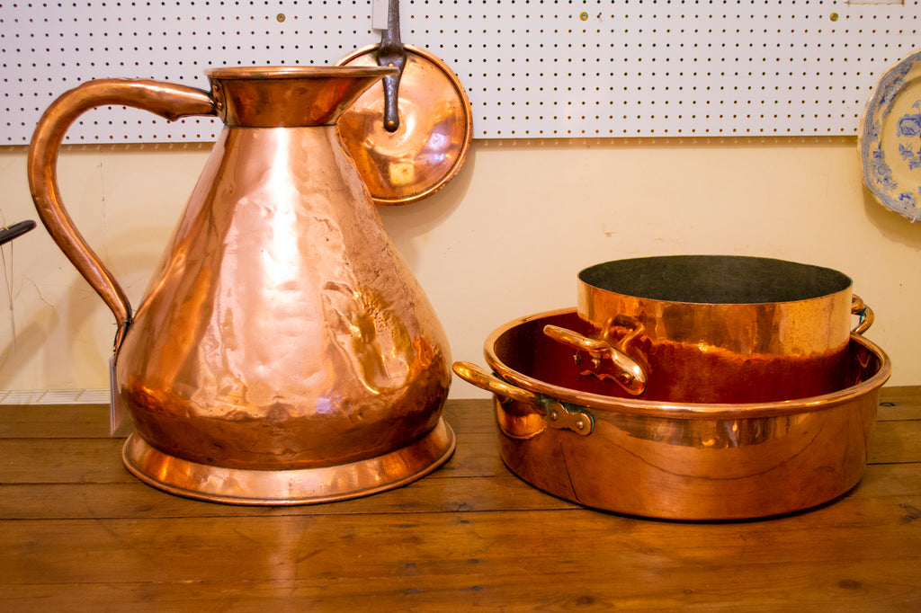 Massive 5 Gallon Georgian Copper Jug circa 1800