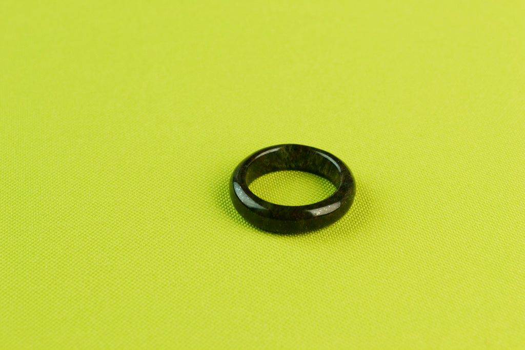 Black Agate Ring