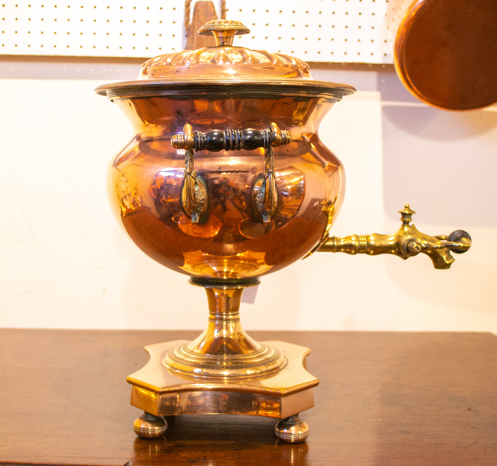 Copper Samovar or Hot Water Urn English Early 19th Century