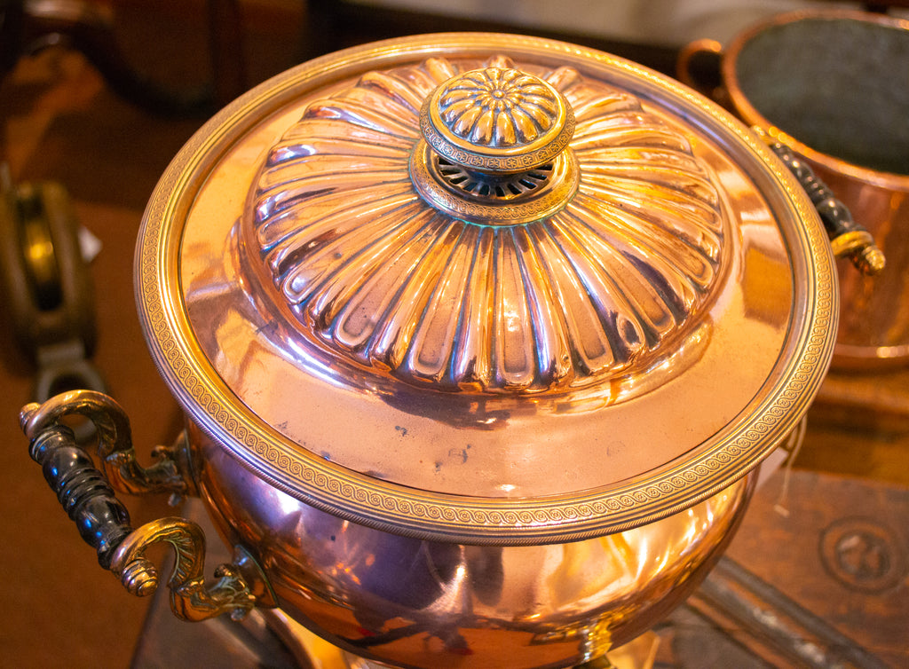 Copper Samovar or Hot Water Urn English Early 19th Century