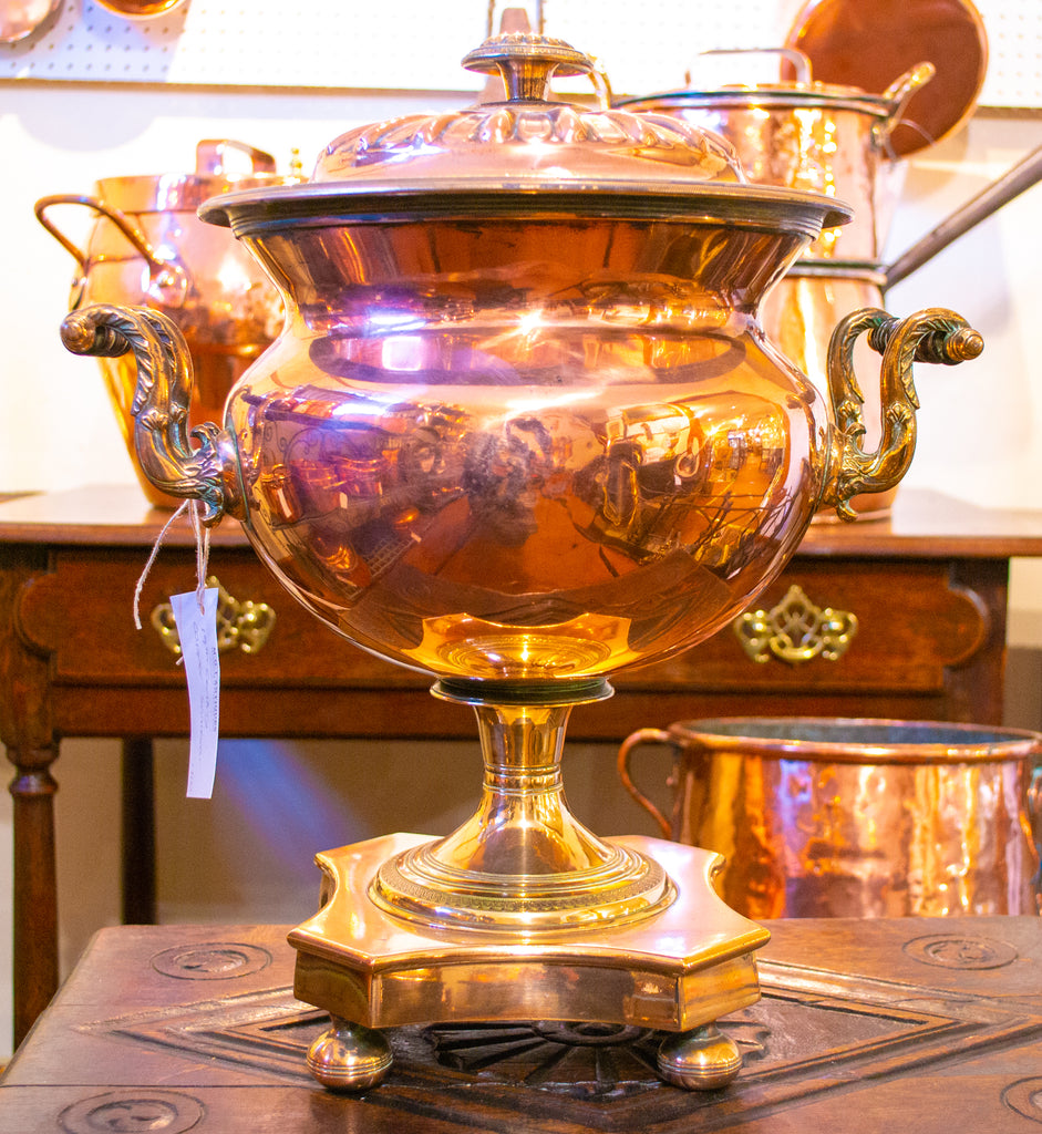 Copper Samovar or Hot Water Urn English Early 19th Century
