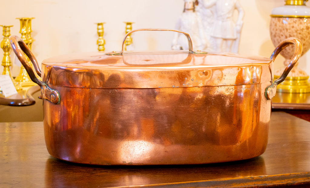 Georgian Copper Fish Kettle Cooking Pan circa 1800