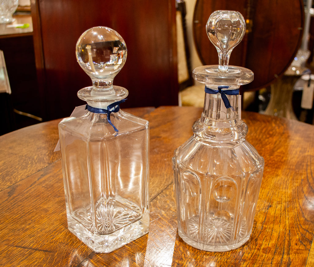 Square Whisky Decanter in Crystal Glass