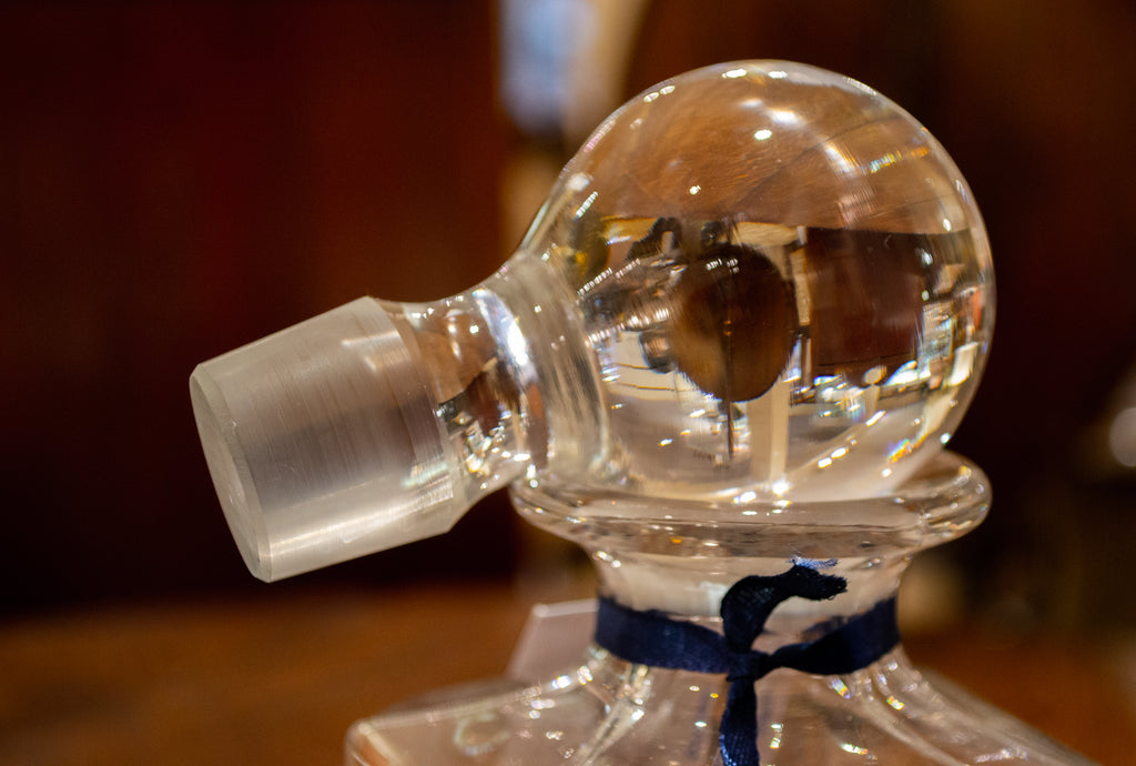 Square Whisky Decanter in Crystal Glass