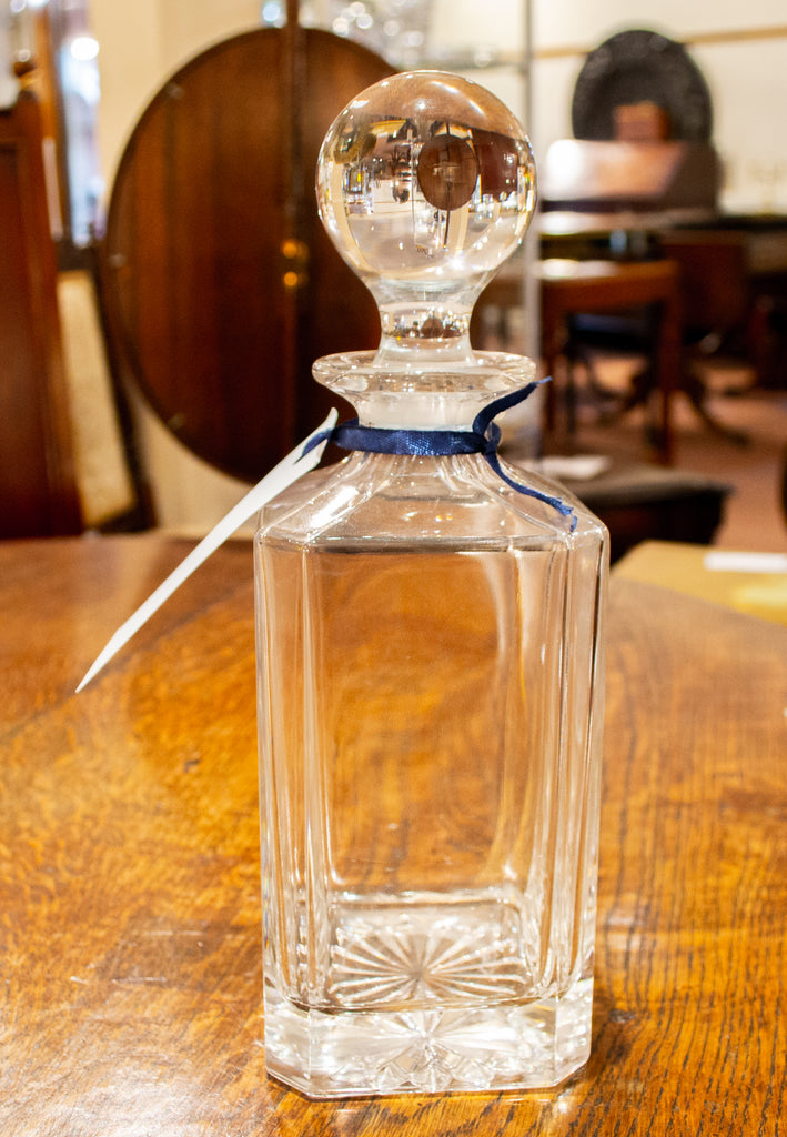 Square Whisky Decanter in Crystal Glass