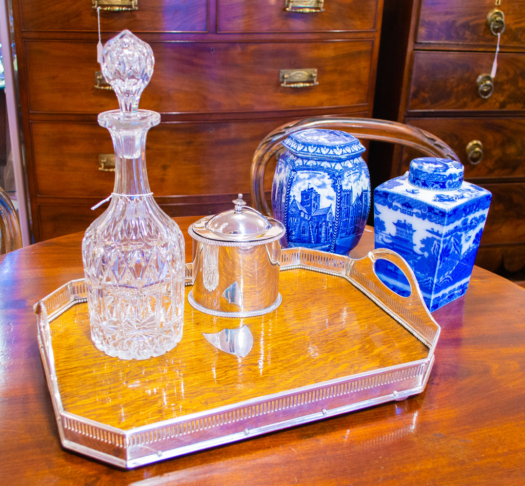 Tall Cut Glass Decanter Victorian 19th Century