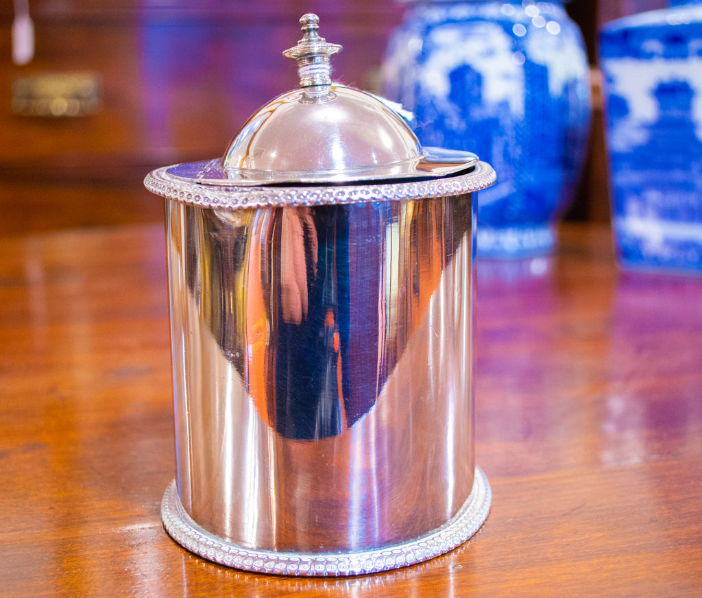 Georgian Tea Caddy Silver Plated Early 1800s
