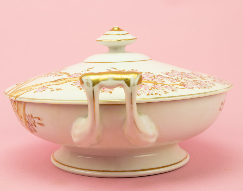 1920s Porcelain Tureen by Shimokata