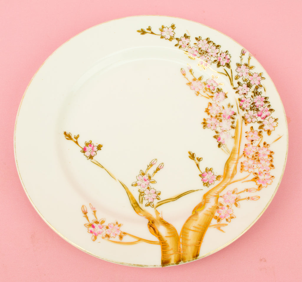 6 Small Side Plates 1920s Shimokata Porcelain