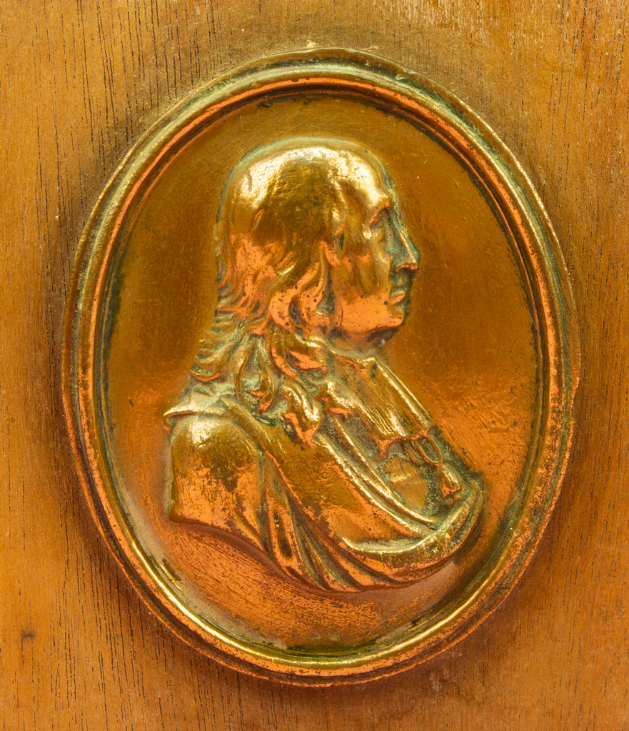 19th Century Bronze Medallion of a Gentleman