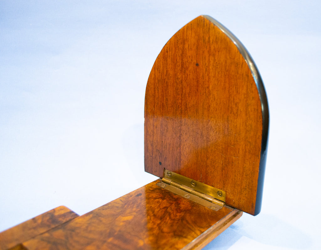 Gothic Revival Sliding Book Shelf circa 1850