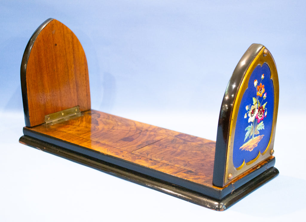 Gothic Revival Sliding Book Shelf circa 1850