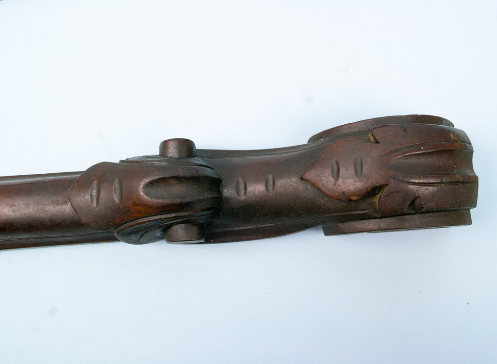 2 Carved Mahogany Furniture Ornaments circa 1830