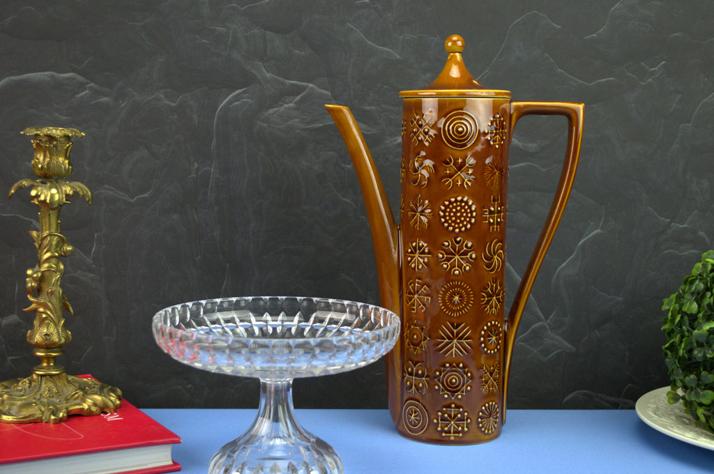 Large pottery coffee pot