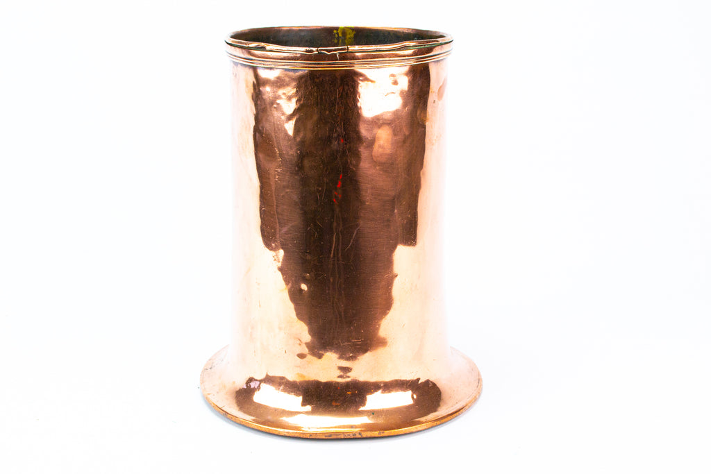 Massive Polished Copper Tankard Georgian 18th Century
