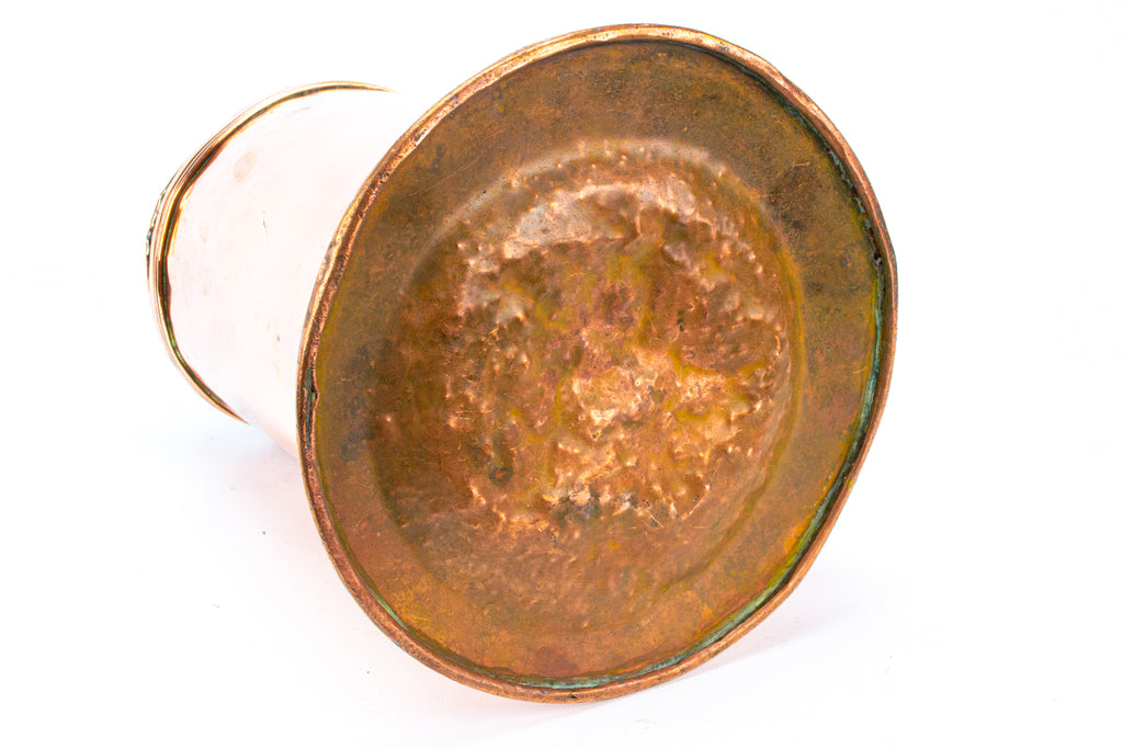 Massive Polished Copper Tankard Georgian 18th Century