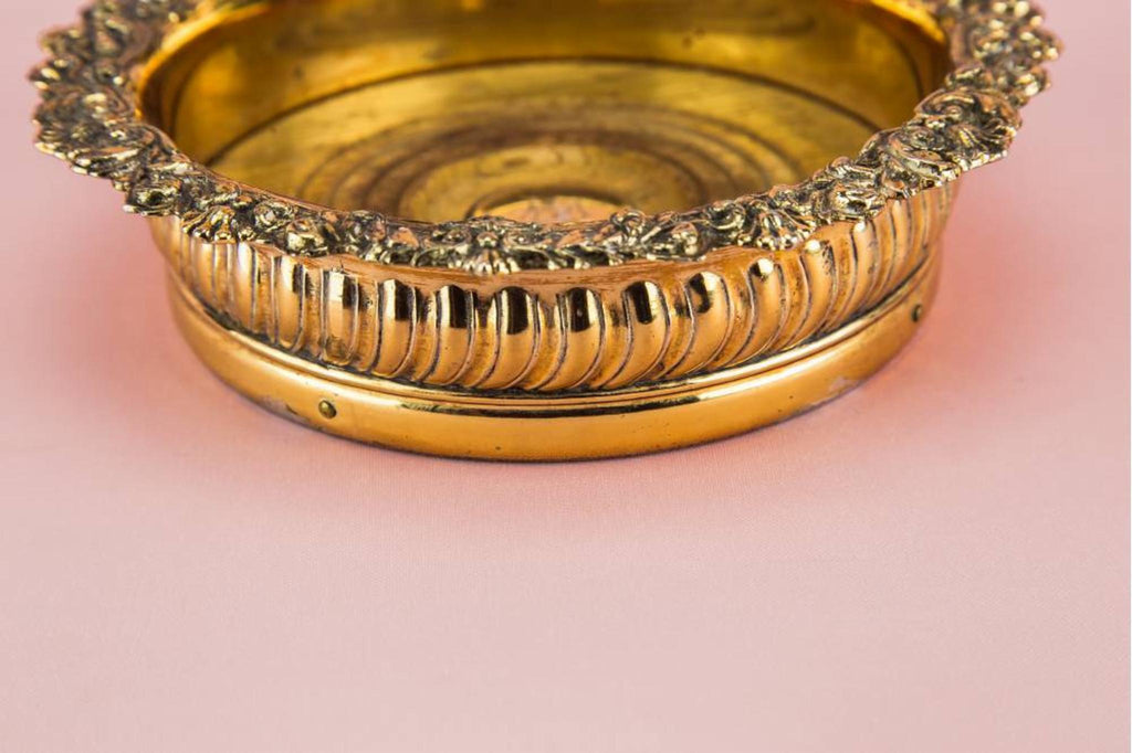 Silver plated coaster