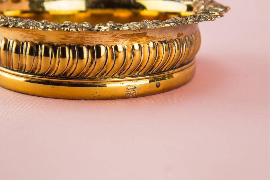 Silver plated coaster