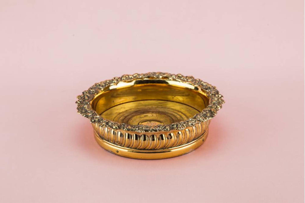 Silver plated coaster
