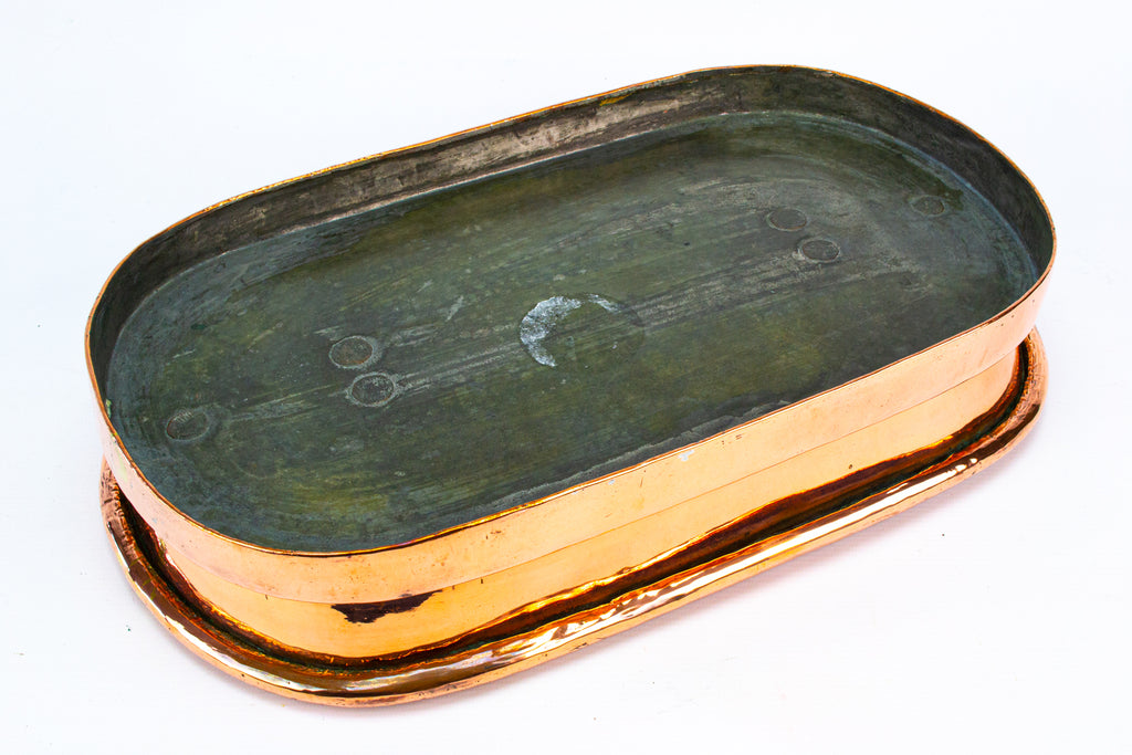 Copper & Iron French Daubiere Braising Pan 19th Century