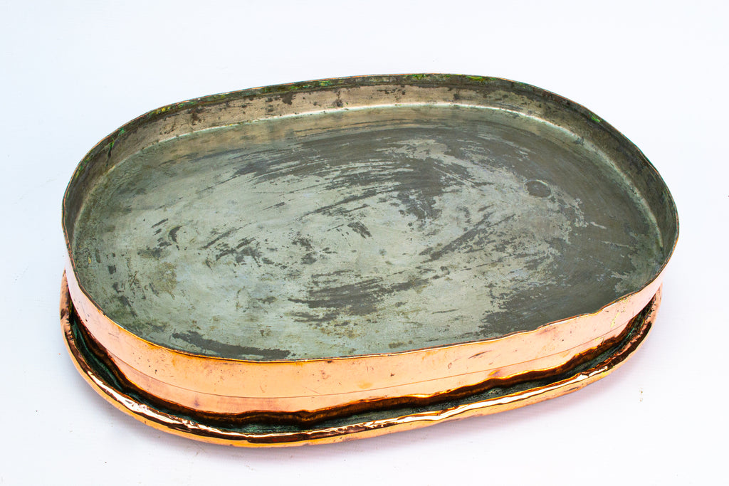 French Daubiere Braising Pan in Copper 19th Century