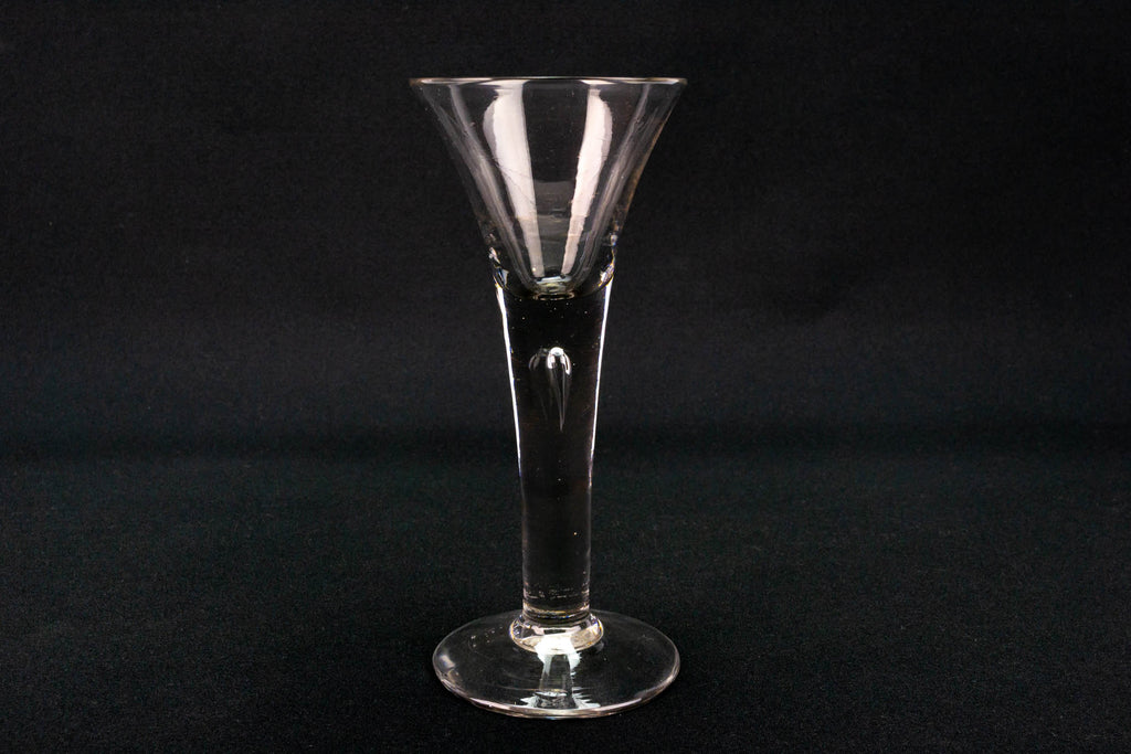 1750 Antique Wine Stem Glass