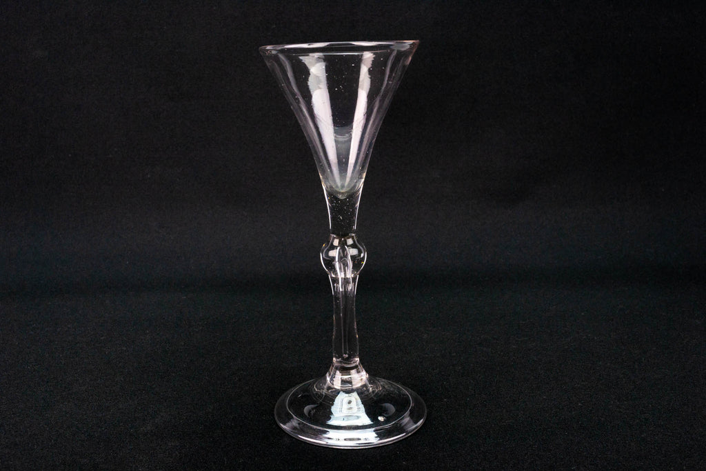 Early 1700s Antique Kit-Cat Champagne Glass
