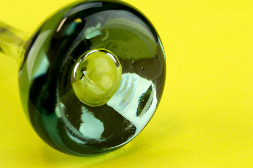 Whitefriars glass drop vase, English circa 1970