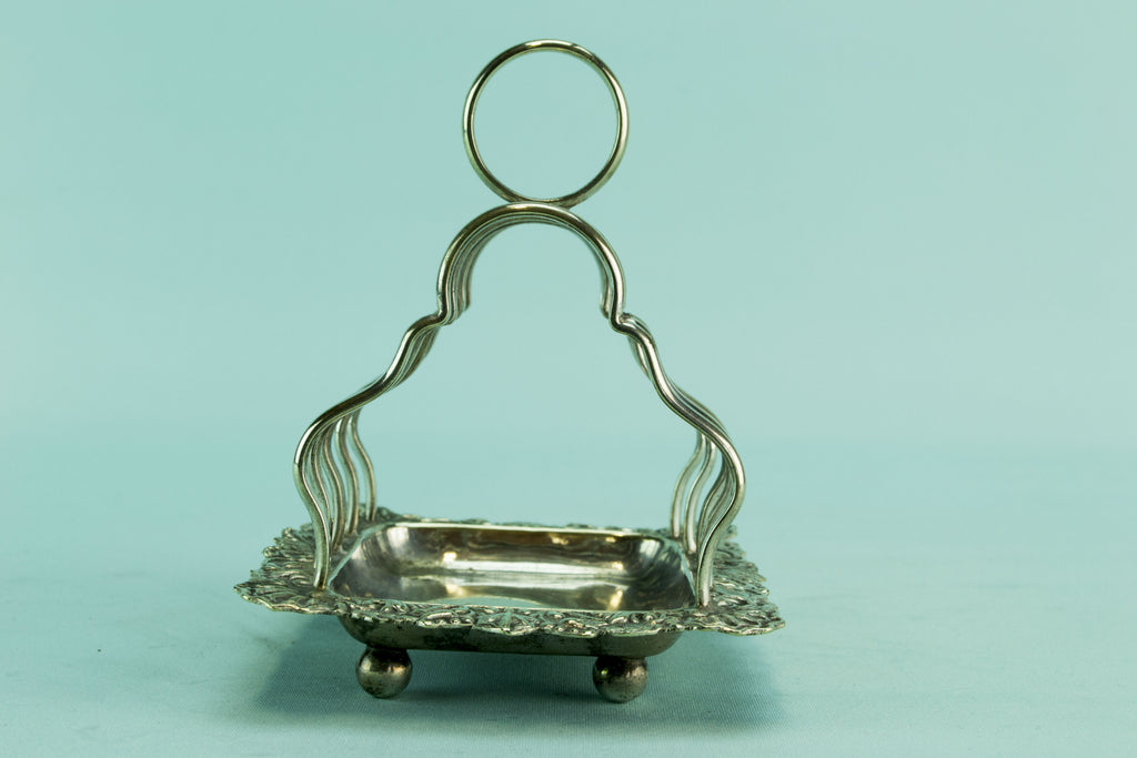 Small silver plated toast rack, early 1900s by Lavish Shoestring