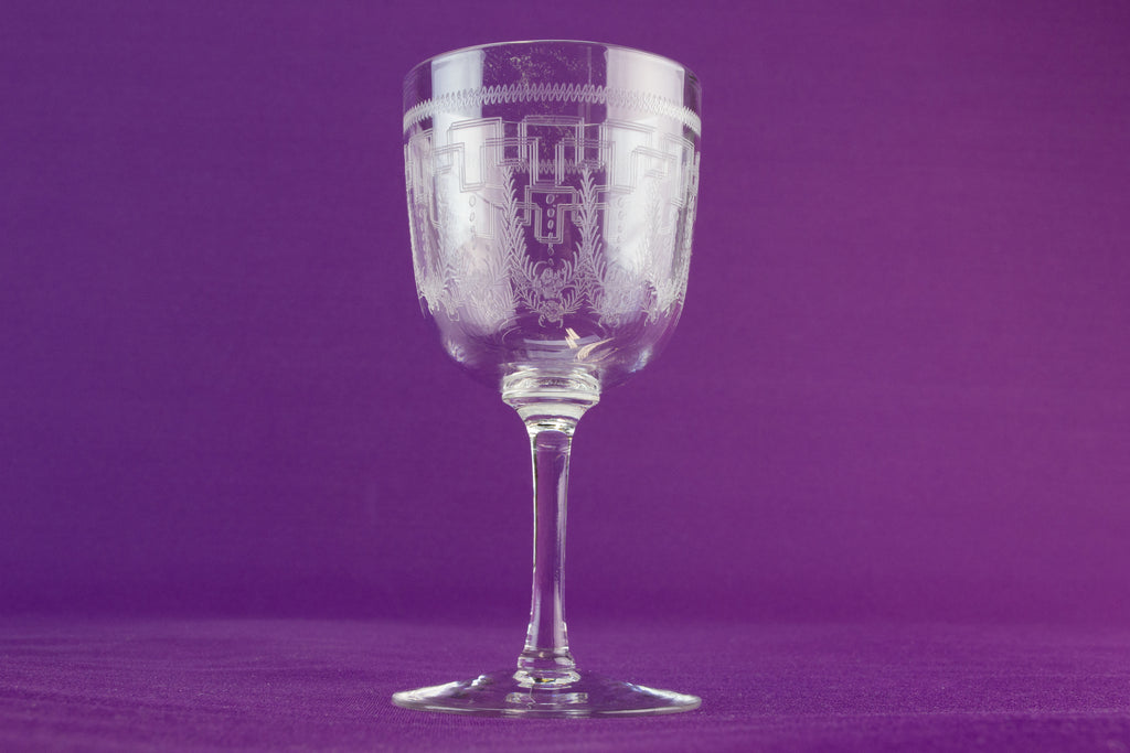 4 Edwardian port glass, circa 1910 by Lavish Shoestring