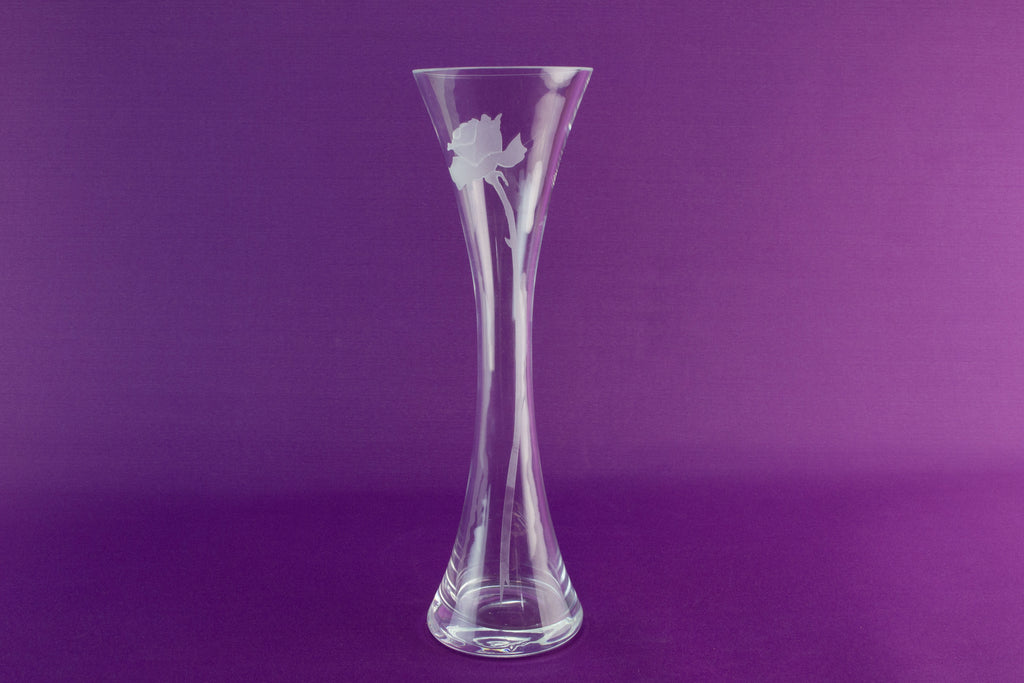 Trumpet glass vase by Nobile by Lavish Shoestring