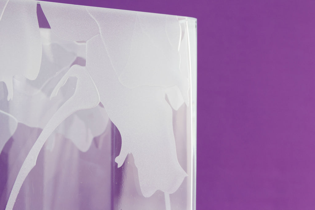 Rectangular glass vase by Nobile by Lavish Shoestring