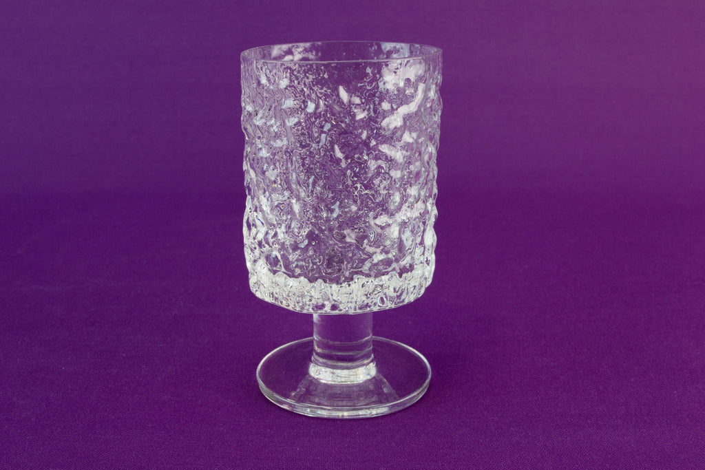 6 Whitefriars port glasses, circa 1970