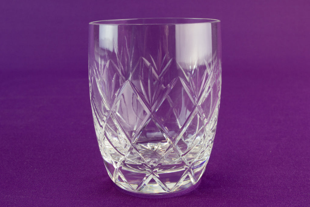 6 Whitefriars whisky tumblers