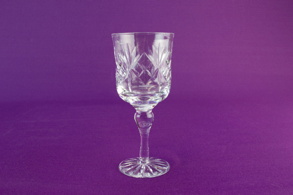 4 Whitefriars port glasses