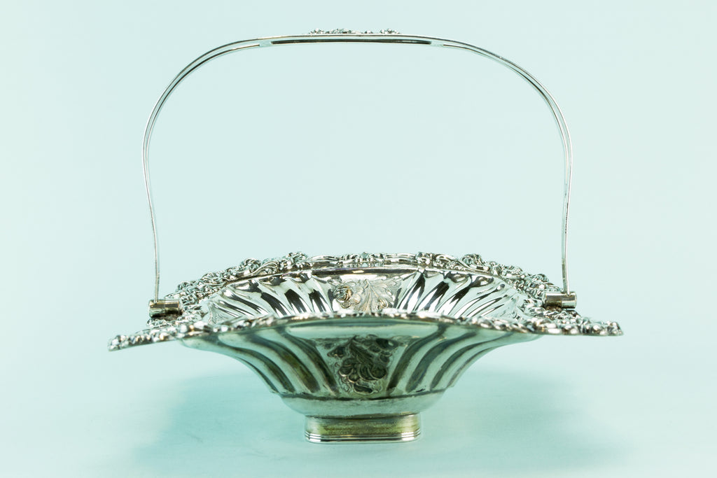 Silver plated fruit basket, mid 19th century by Lavish Shoestring
