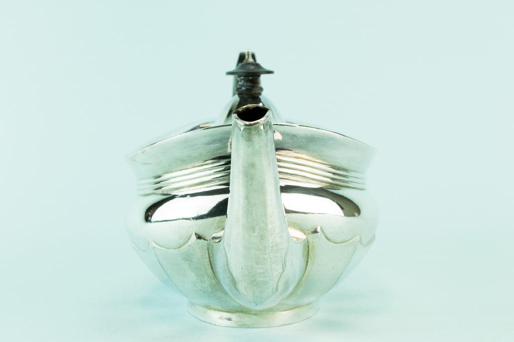 Large silver plated teapot, circa 1930 by Lavish Shoestring