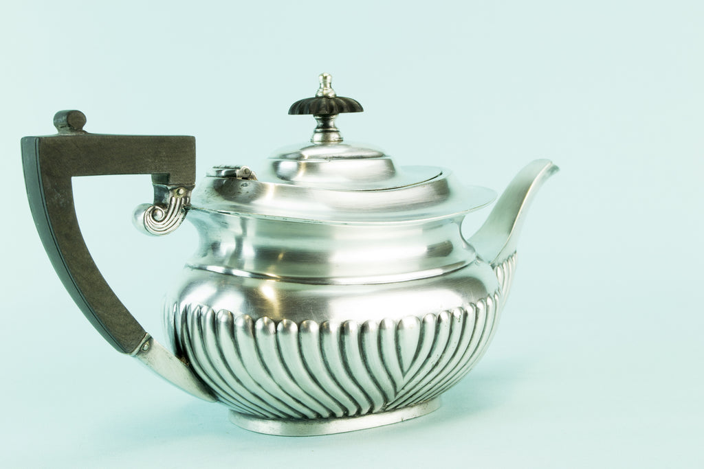 Small gadrooned teapot, 1930s by Lavish Shoestring