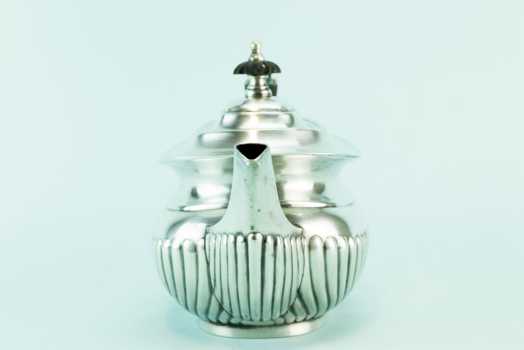 Small gadrooned teapot, 1930s by Lavish Shoestring
