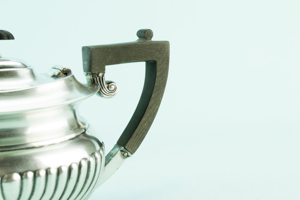 Small gadrooned teapot, 1930s by Lavish Shoestring