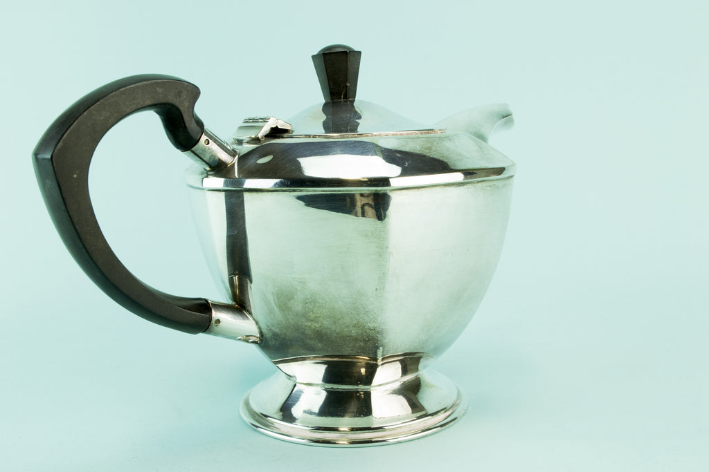 Hexagonal Art Deco teapot, 1930s by Lavish Shoestring