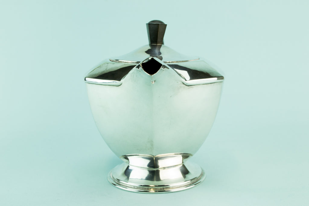 Hexagonal Art Deco teapot, 1930s by Lavish Shoestring