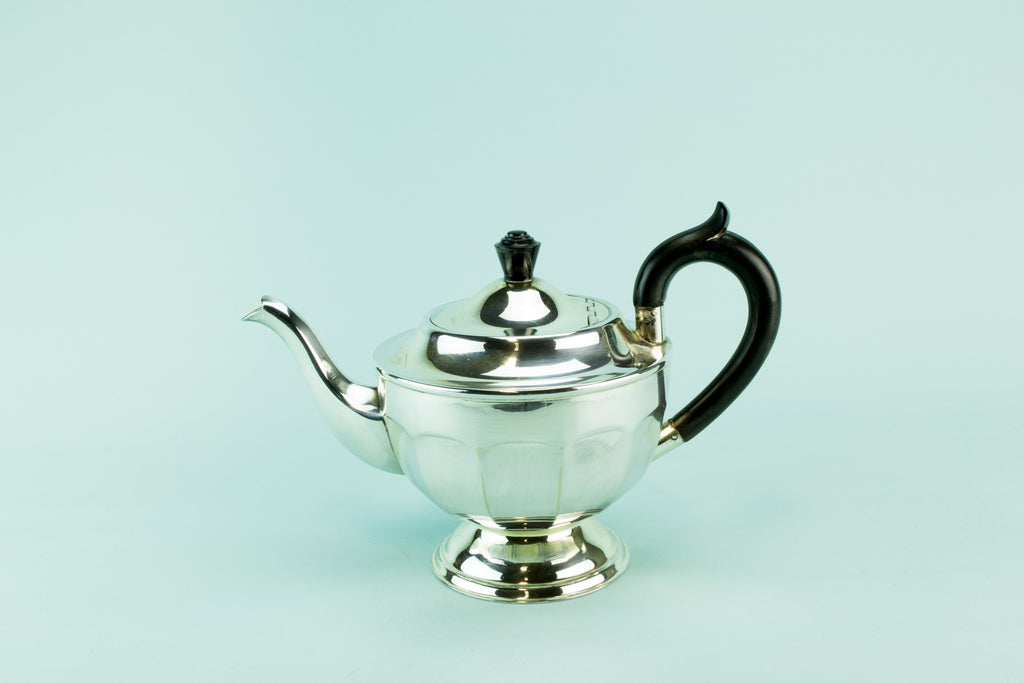 Silver plated teapot, circa 1960