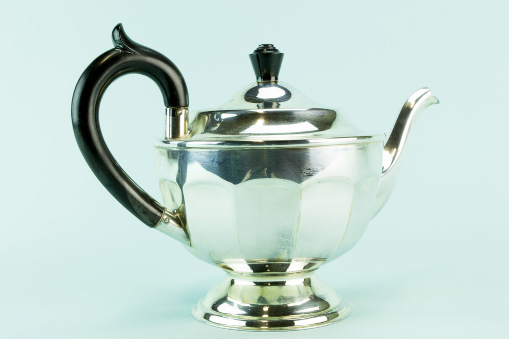 Silver plated teapot, circa 1960 by Lavish Shoestring