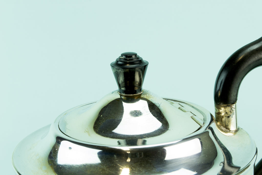 Silver plated teapot, circa 1960 by Lavish Shoestring