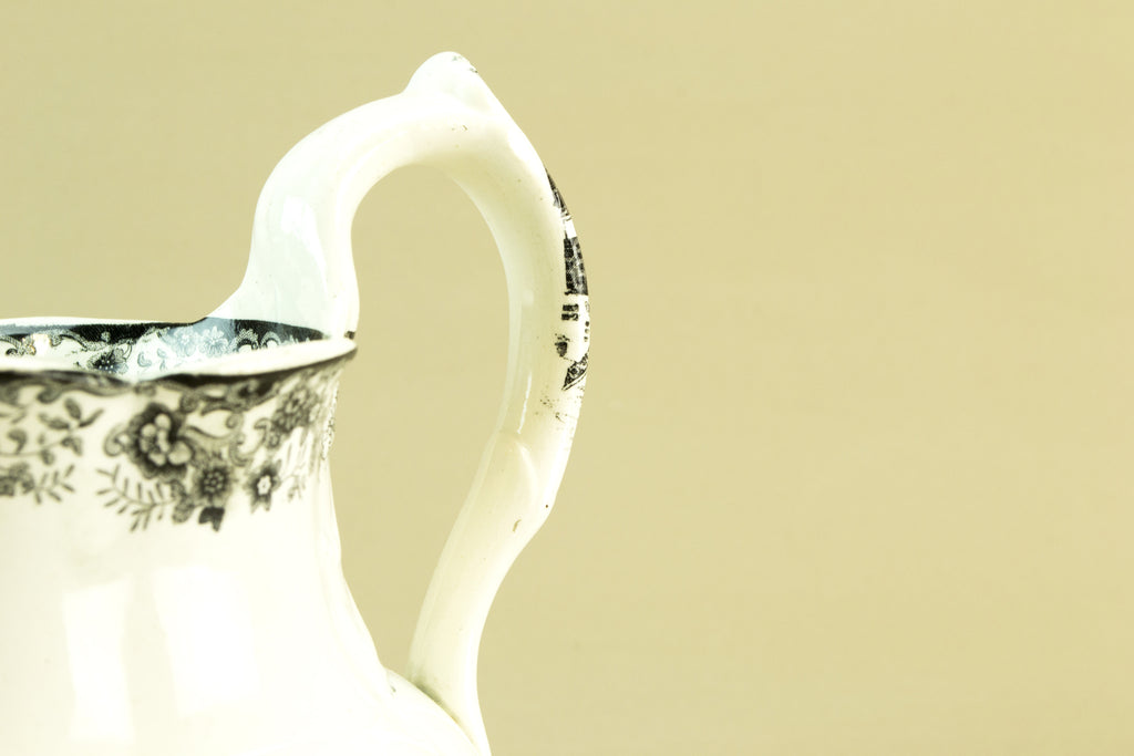 Black and white jug, mid 19th c by Lavish Shoestring