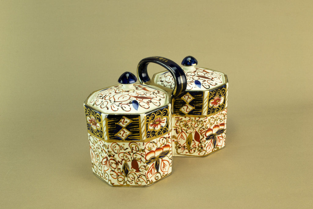 Double serving condiment, late 19th c